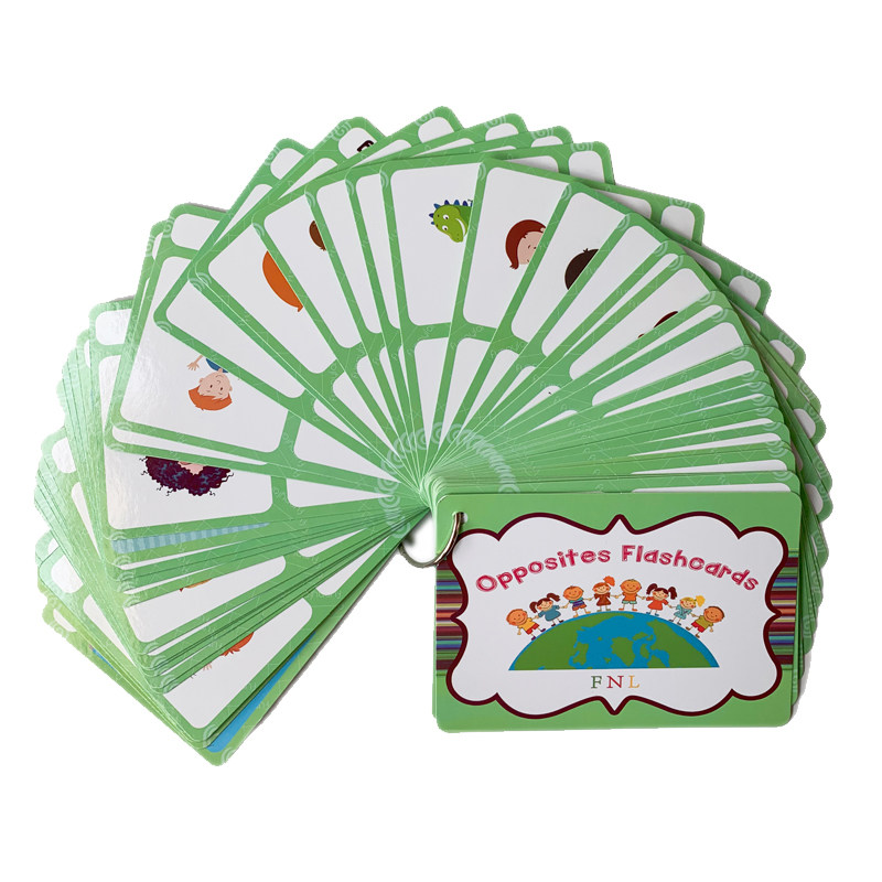 Kids Home Education - De 100 Groepen Tegenstellingen Flashcards Engelse