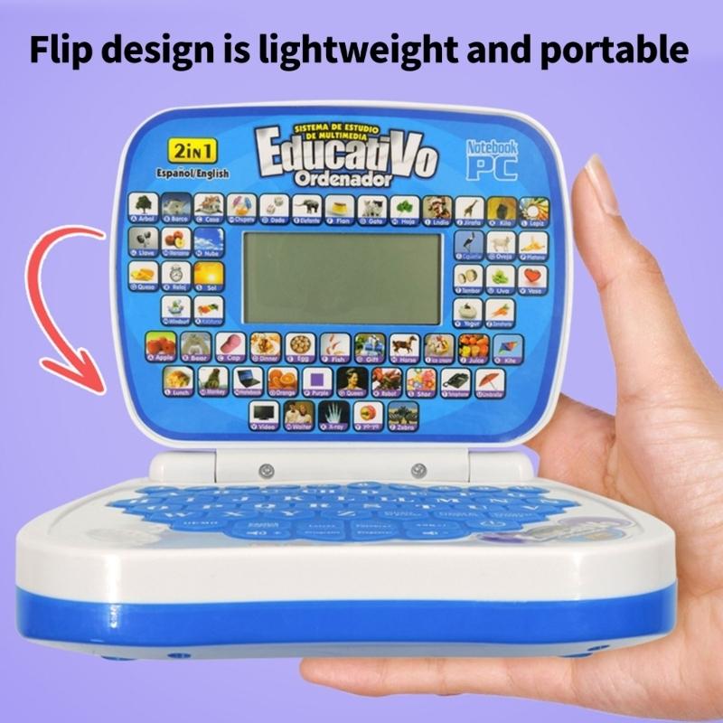 Kids Education Laptop - CORB Leuke compacte Spaanse leermachine voor