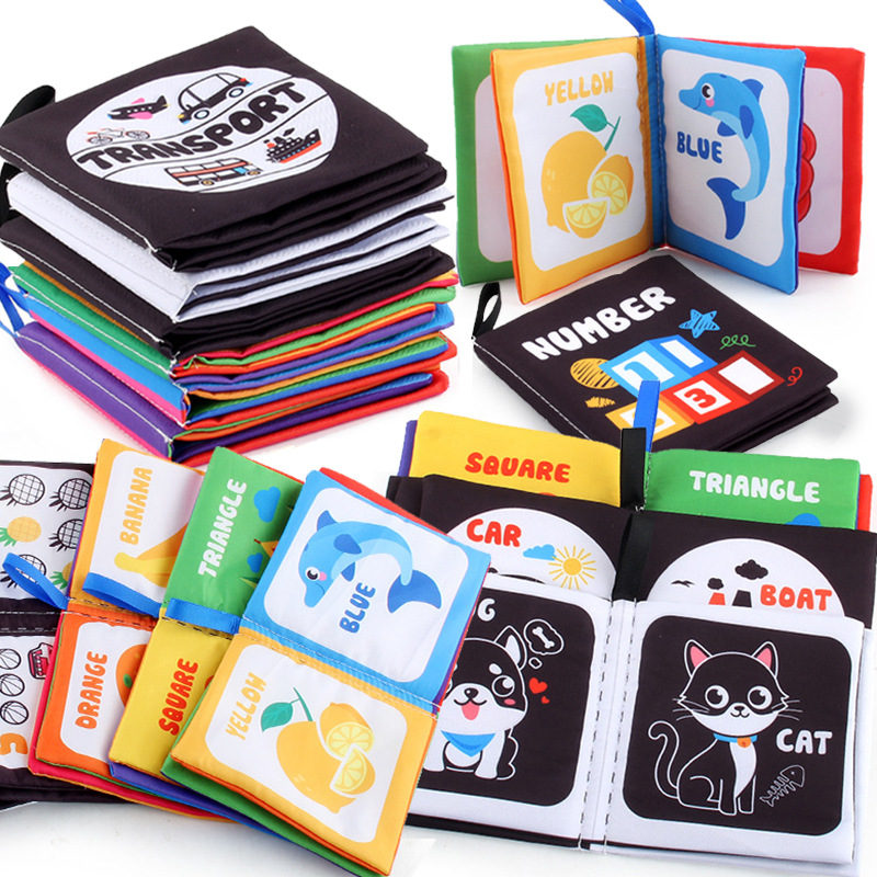 Kids Education Books - Baby Doek Boek Voor Pasgeborenen 0-12