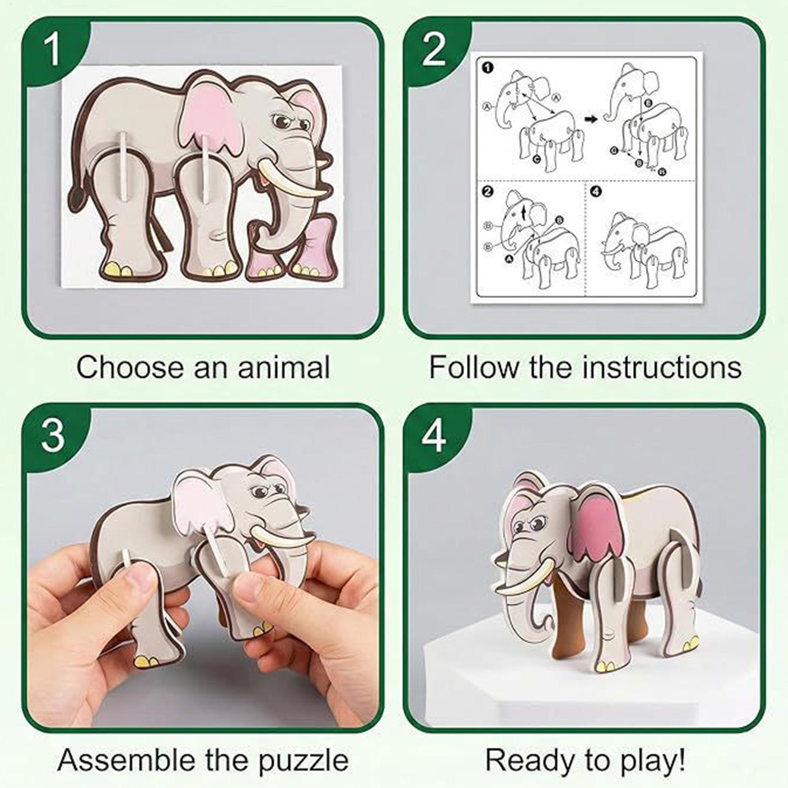 Educational Cartoon For Kids - 3D Cartoon Puzzels Voor Kinderen 7