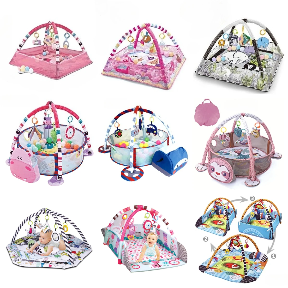Educational Cartoon For Kids - Educatief Fitness Frame Voor Kinderen Speelkleed