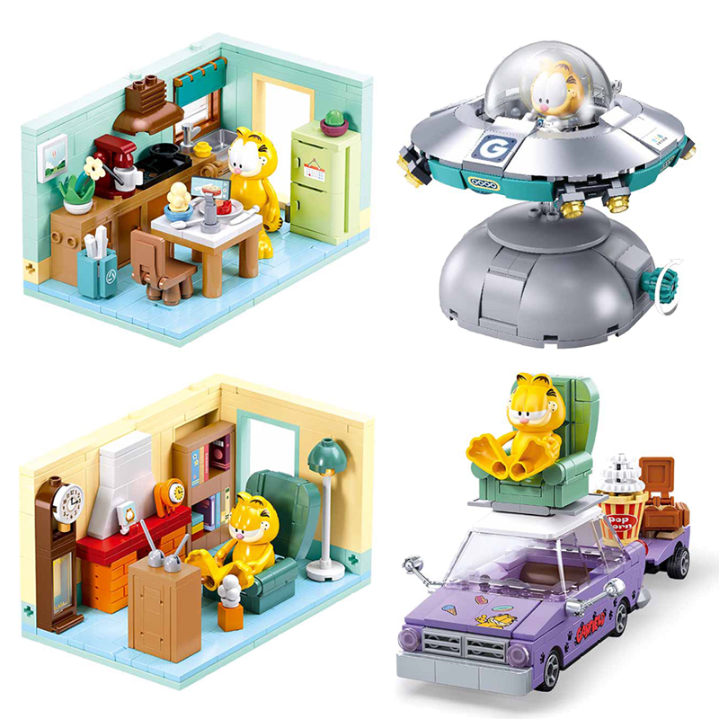 Kids Education Tv Shows - 2024 Sluban De Garfield Show Bouwstenen