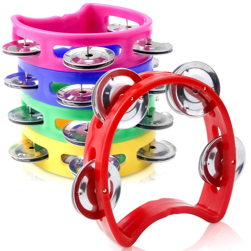 Kids Education Bell - 2 Stuks Plastic Hand Held Percussie
