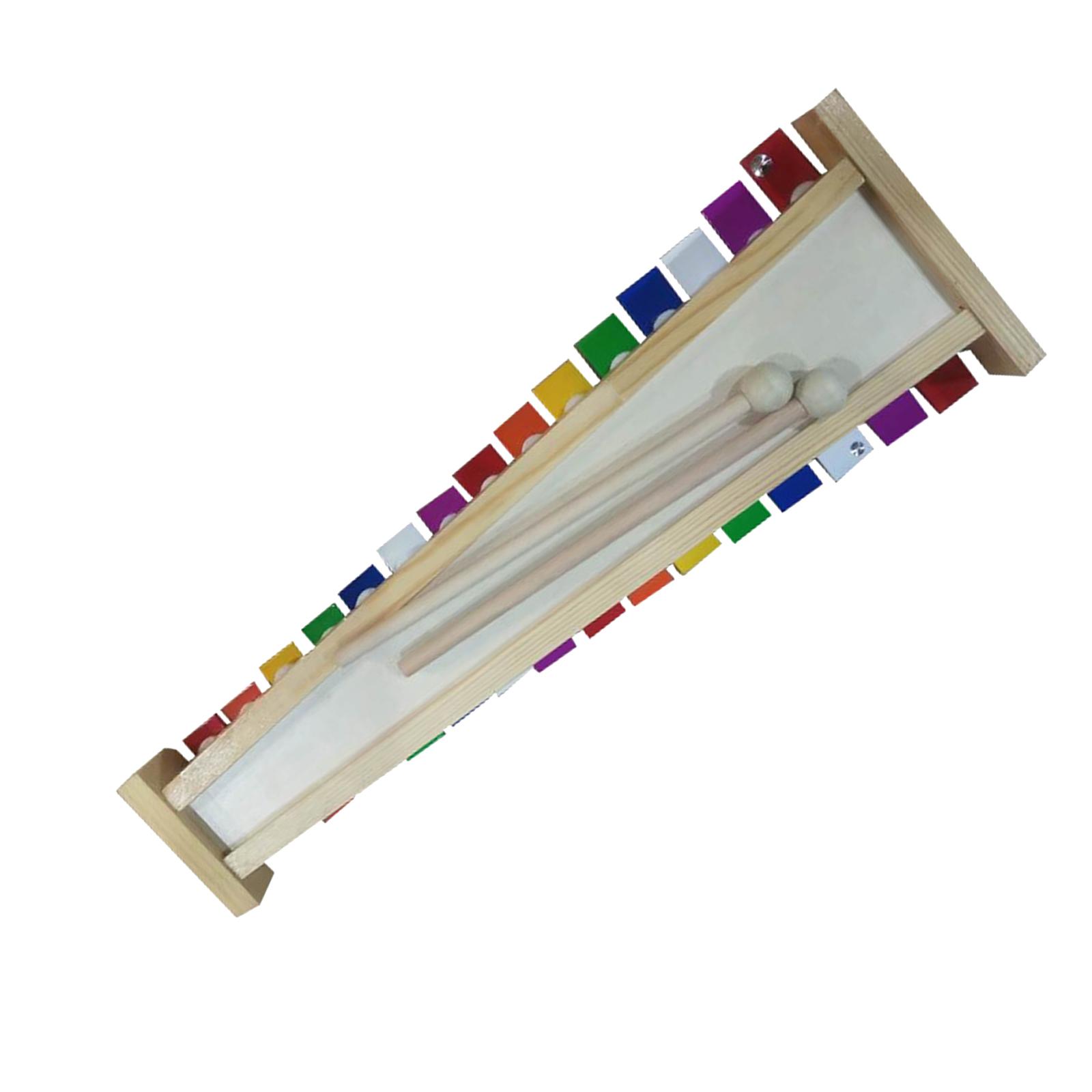 Kids Education Bell - 15 Schaal Xylofoon Bell Handpercussie Kinder