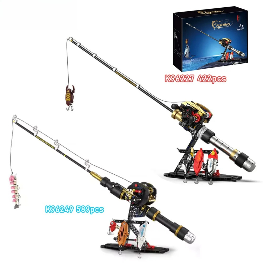 Kids Education Reels - Gesimuleerde Gear Reel Hengel Bouwsteen Model