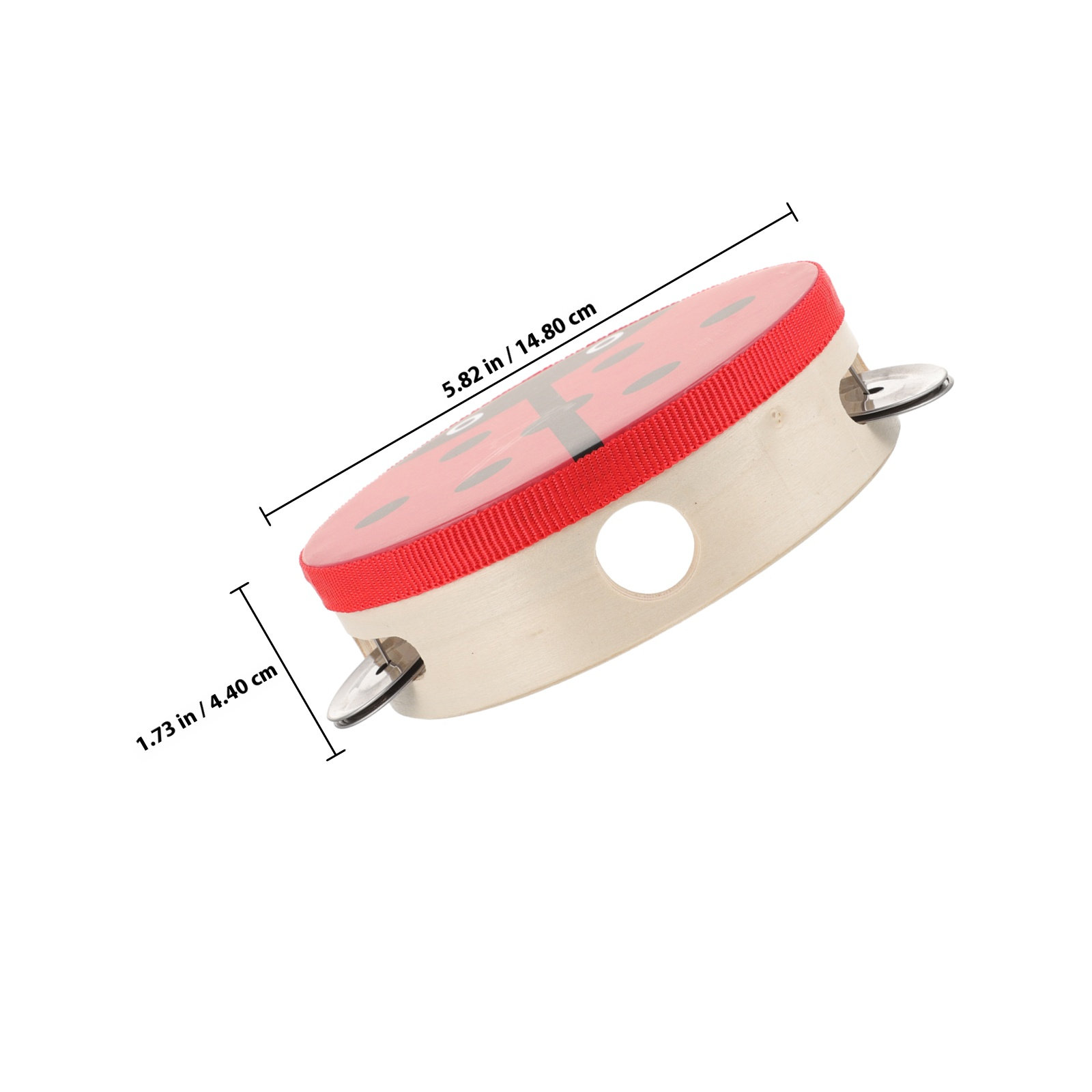 Houten metalen educatieve trom - Kids Education Bell recensie en prijs