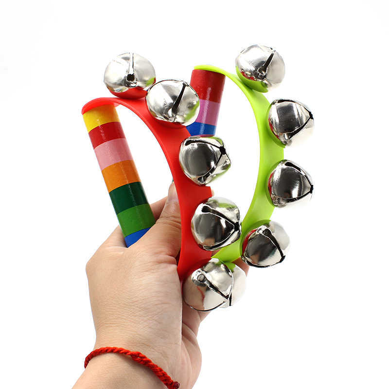 Regenboog Hand Jingle Bells Ho - Kids Education Bell recensie en prijs