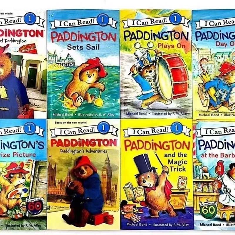 8 boeken/set Engels prentenboe - Educational Cartoon For Kids recensie en prijs