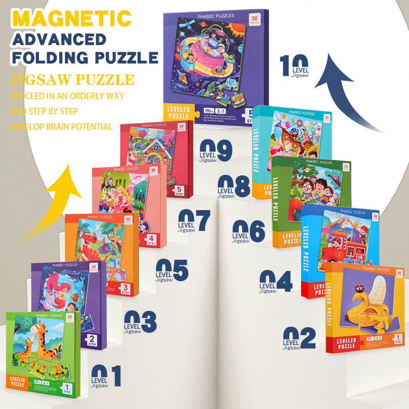 Magnetische houten puzzel voor - Educational Cartoon For Kids recensie en prijs