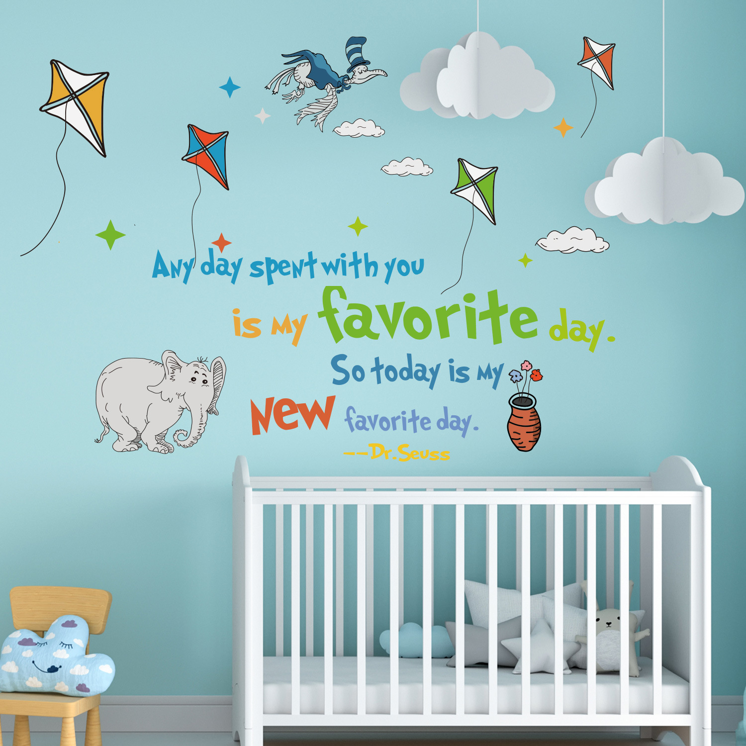 Kleurrijke Dr. Seuss Inspirere - Inspirational Kids Education Quotes recensie en prijs