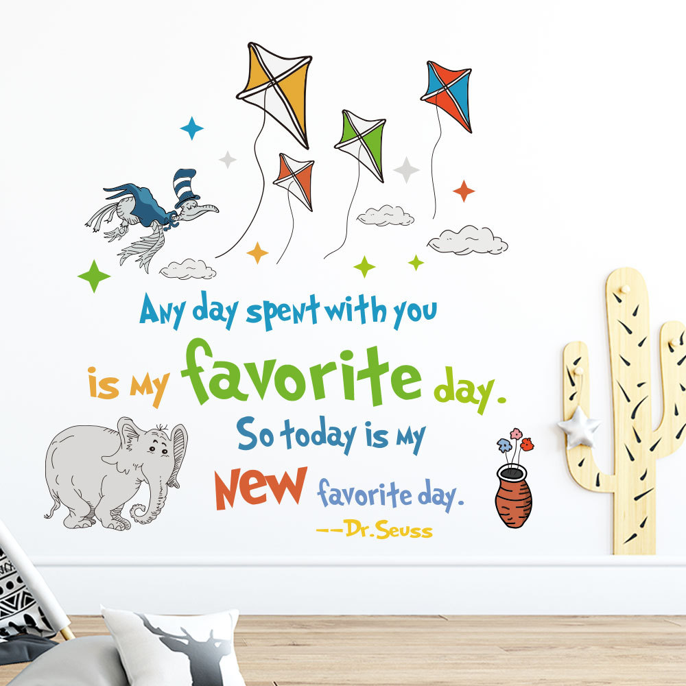 Kleurrijke Dr. Seuss Inspirere - Inspirational Kids Education Quotes recensie en prijs