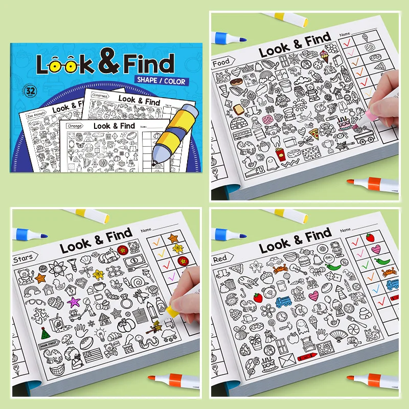 Kinderzoeken Activiteitenboek  - Kids Education Books recensie en prijs